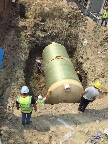 贺州地区南部县养猪场玻璃钢化粪池项目